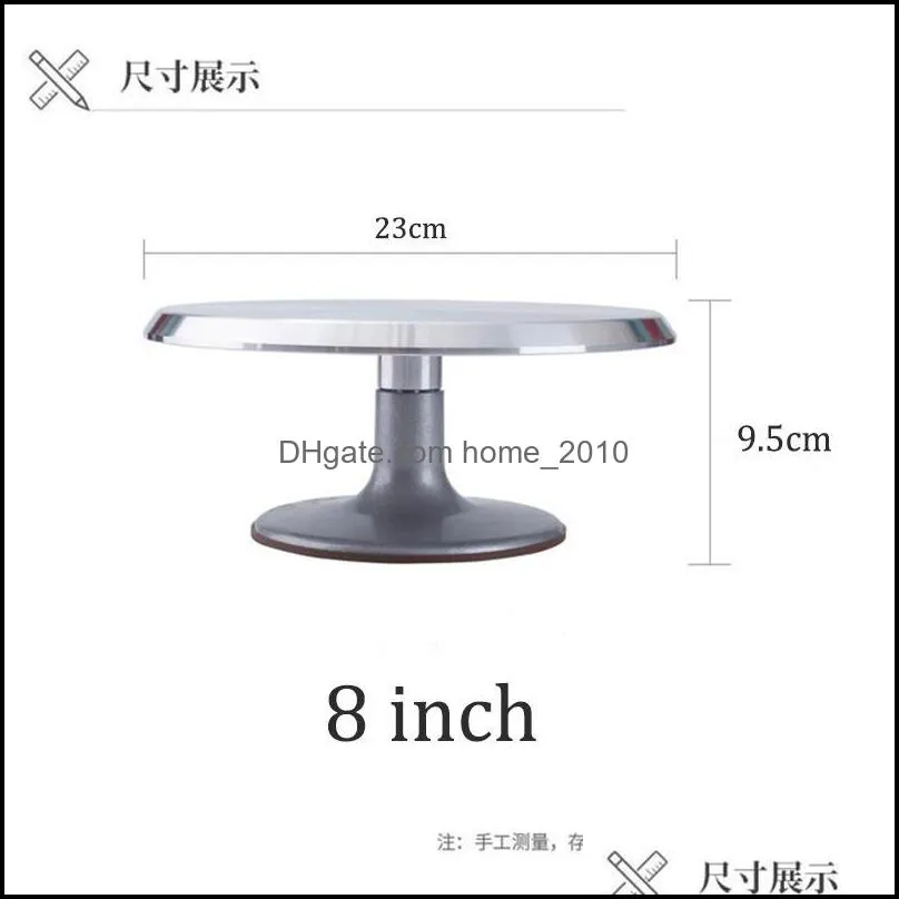 cake turntable scraper decorating nozzle 12inch baking utensils decoration table pastry tools