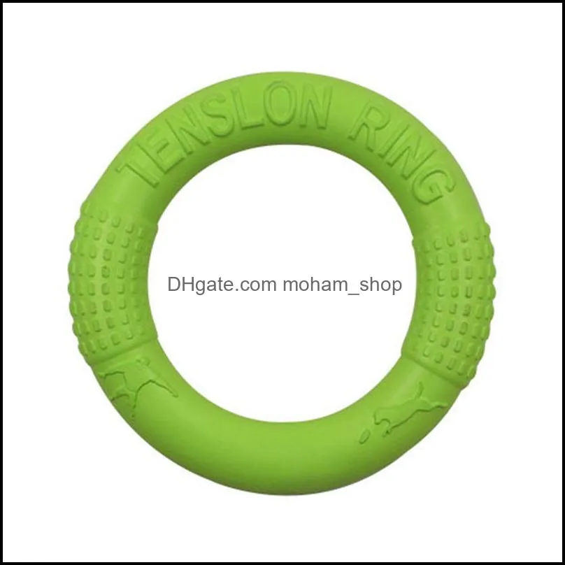 pet toy flying discs eva dog training ring puller resistant bite floating toy puppy outdoor interactive game playing products supply