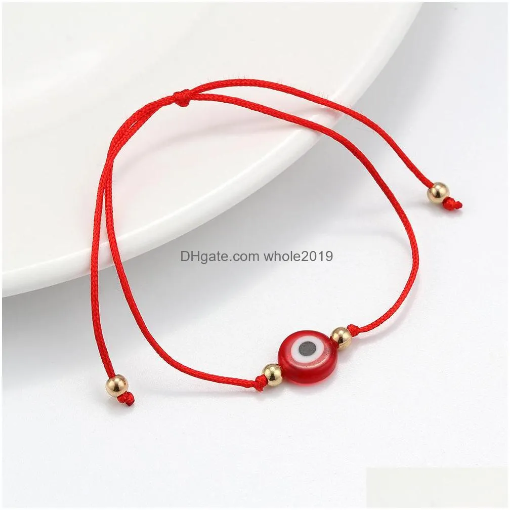 fashion jewelry turkish symbol evil eye bracelet handmade resin blue eyes bead bracelets