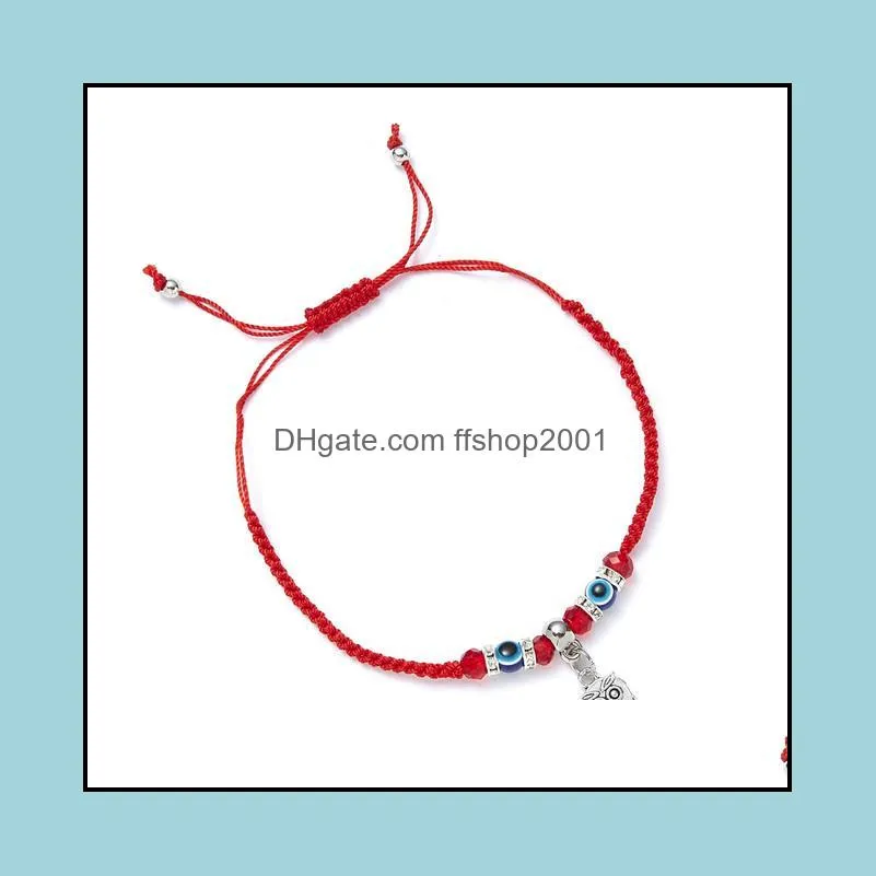 lucky red string bracelet blue turkish evil eye charm bracelets for women men handmade friendship jewelry gifts