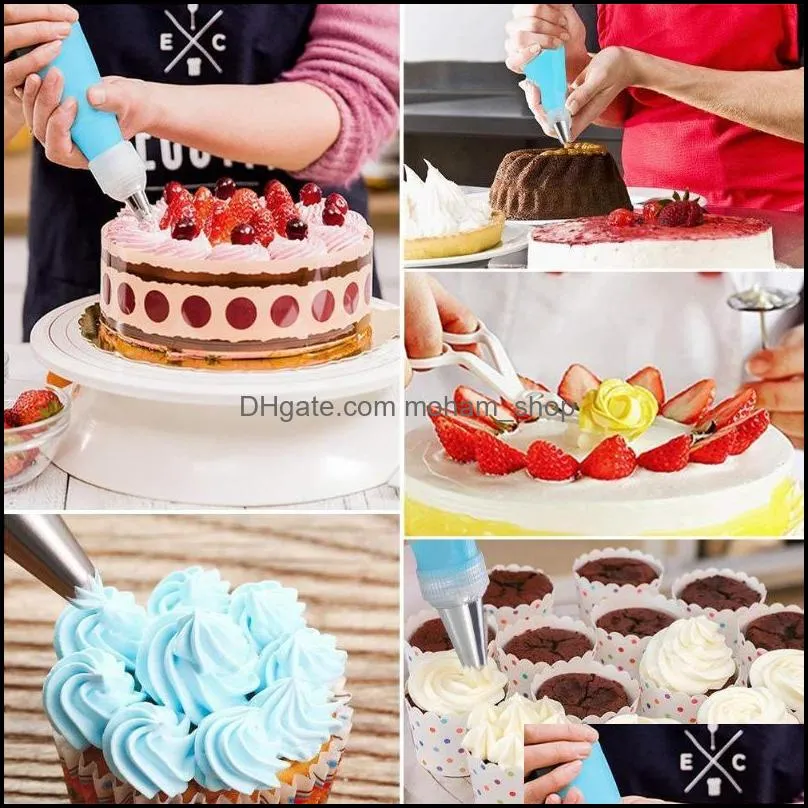 baking pastry tools pizza cake decorating kitchen utensils decor piping nozzle set presentoir gateau dining bar eb5tz