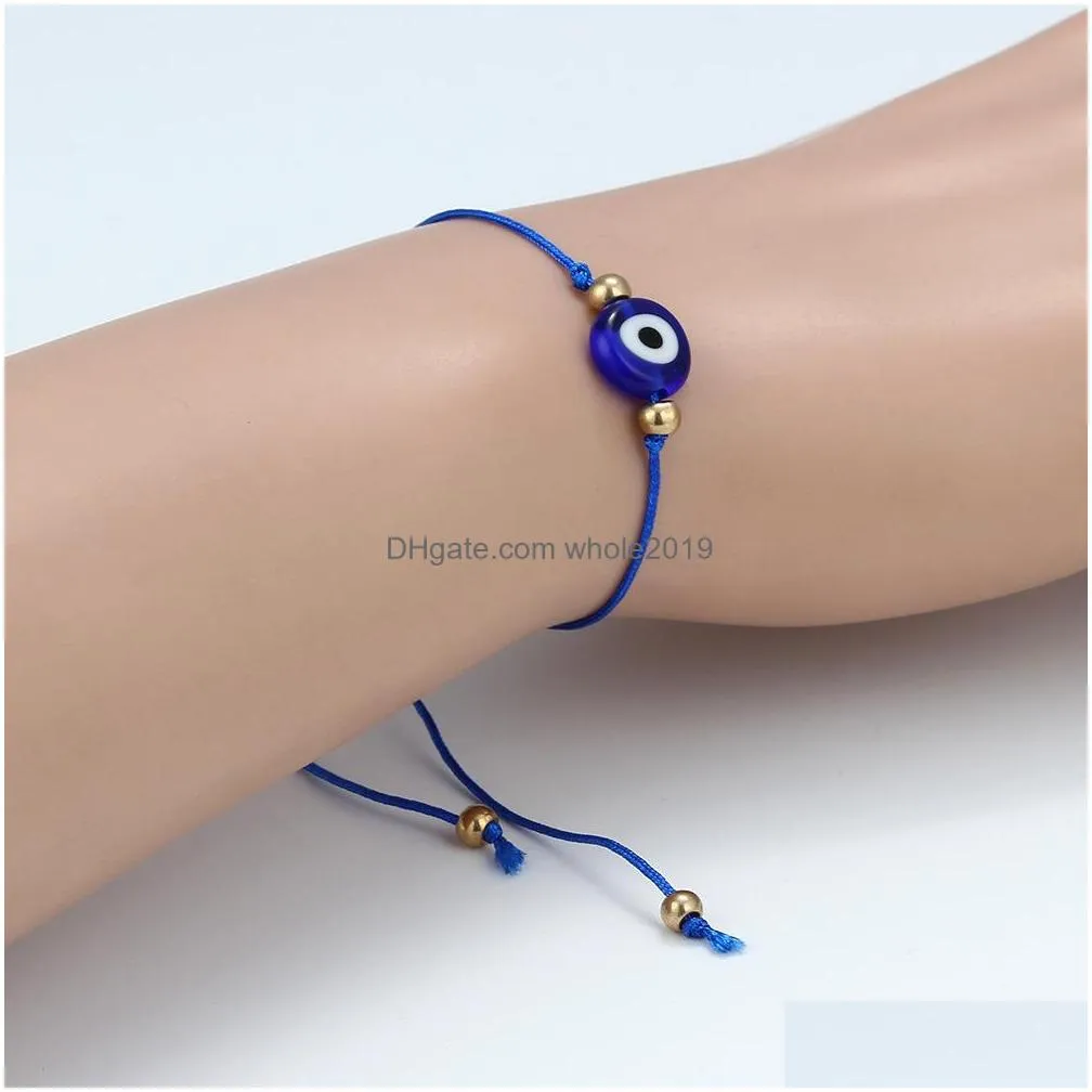 fashion jewelry turkish symbol evil eye bracelet handmade resin blue eyes bead bracelets