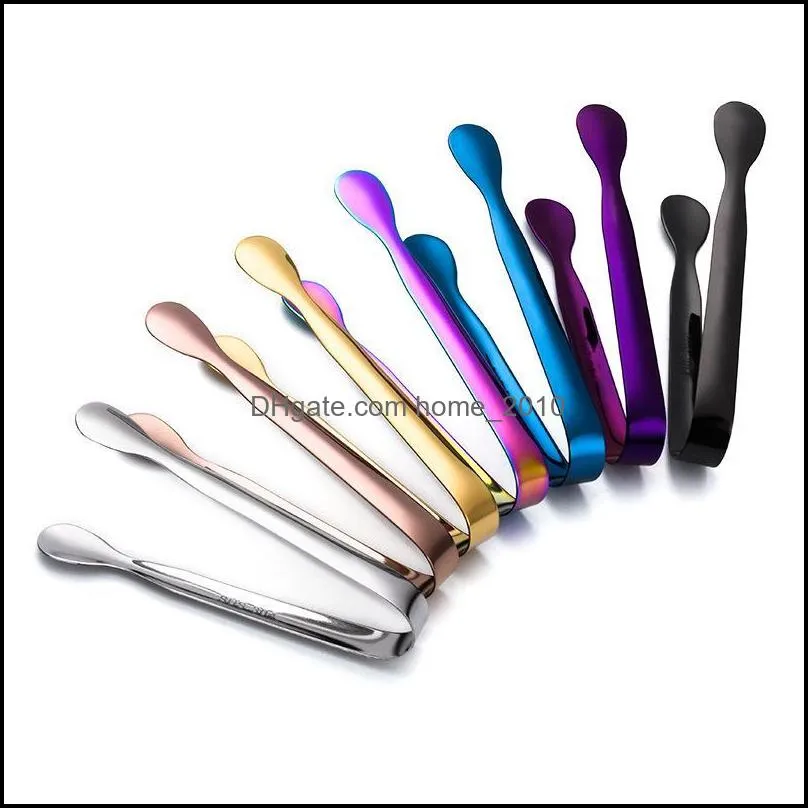 bar products stainless steel ice cube clip ices tong bread food bbq clips barbecue clipes ices clamp tool bars