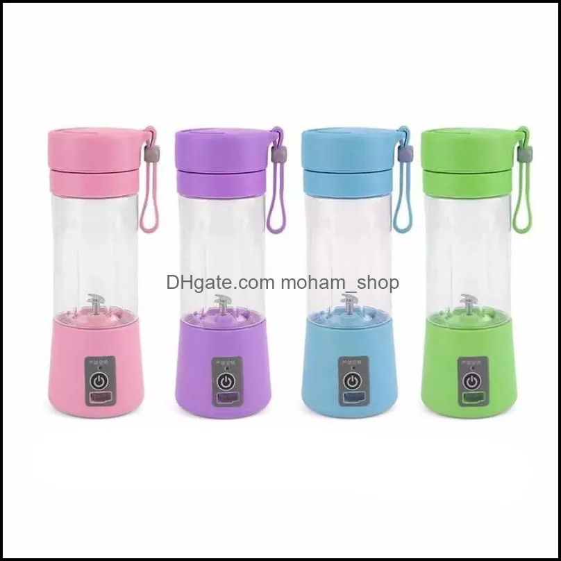 arts crafts portable electric fruit juicer cup vegetable citrus blender juice extractor ice crusher with usb connector rechargeable