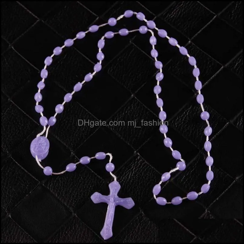 cross necklace beads rose perfume rosary necklace perfume beads necklaces