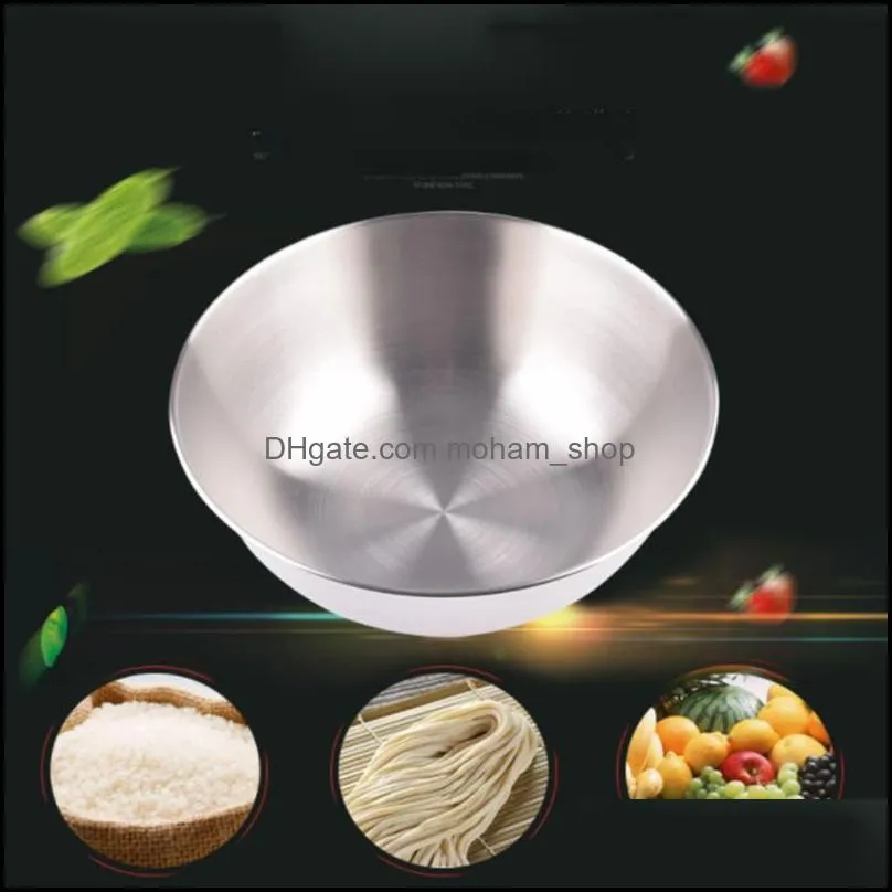 bowls stainless steel mixing for salad cooking bakeeasy to clean