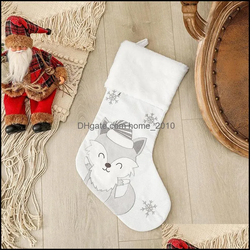  christmas decoration supplies christmas big socks christmastree pendant childrens gift candy bag scene dress up