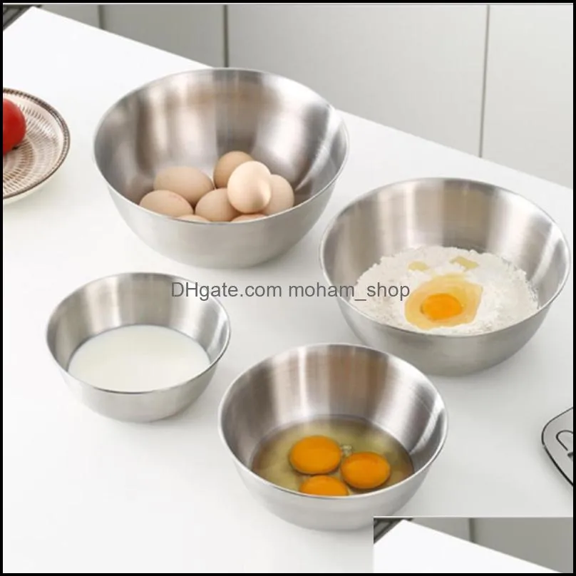 bowls stainless steel mixing for salad cooking bakeeasy to clean