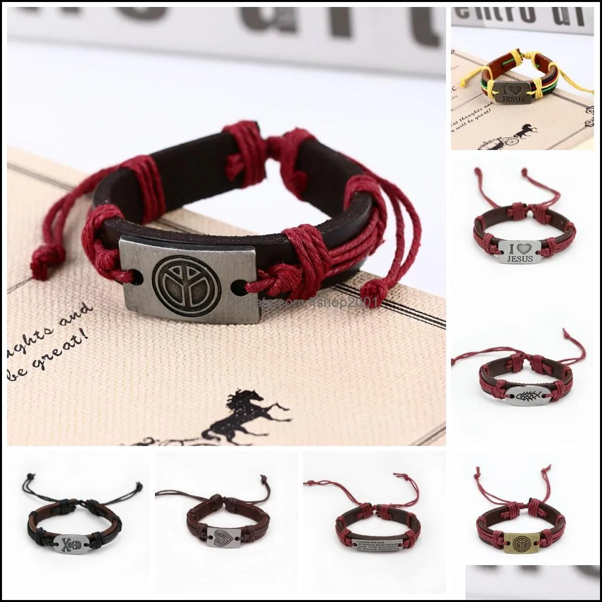 charm bracelets for women punk bracelet bangles gold head wristband cuff leather bracelet for men leather bracelet