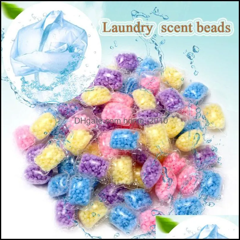 laundry scent beads granule clean clothing increase aroma refreshing supple water soluble aromatherapy burst