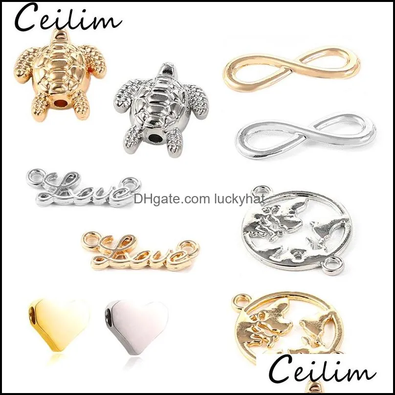  infinite love turtle world map charms for jewelry making alloy gold silver charm fit diy necklaces bracelets