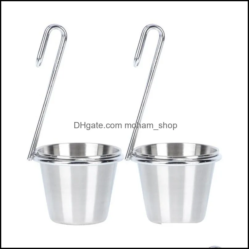 bowls 2pcs hanging sauce bowl practical household kitchen cooking dipping condiment cup