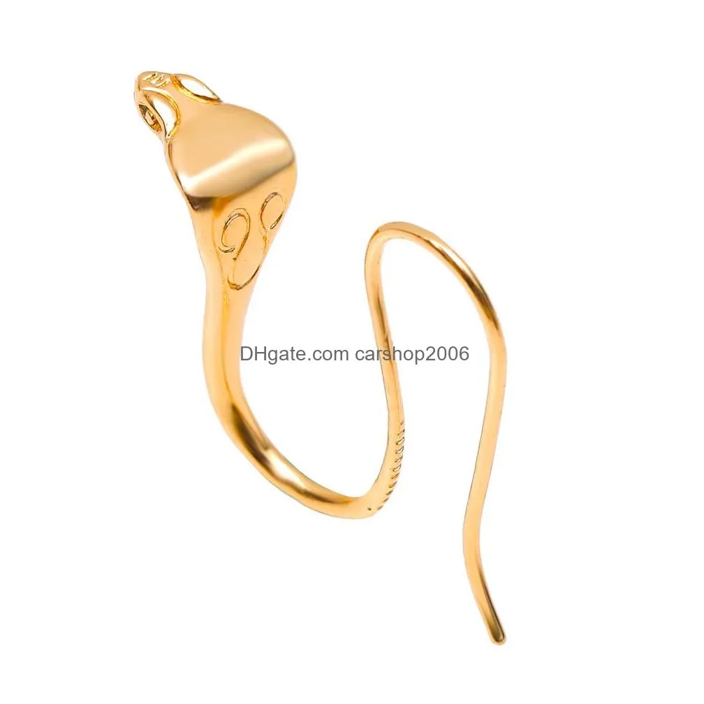 fashion jewelry single piece dangle earring womens snake earrings