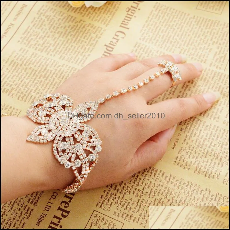 ice out cuban link chain tennis bracelet gold ring statement necklacerhinestone crystal butterfly bracelet for women men jewelry set