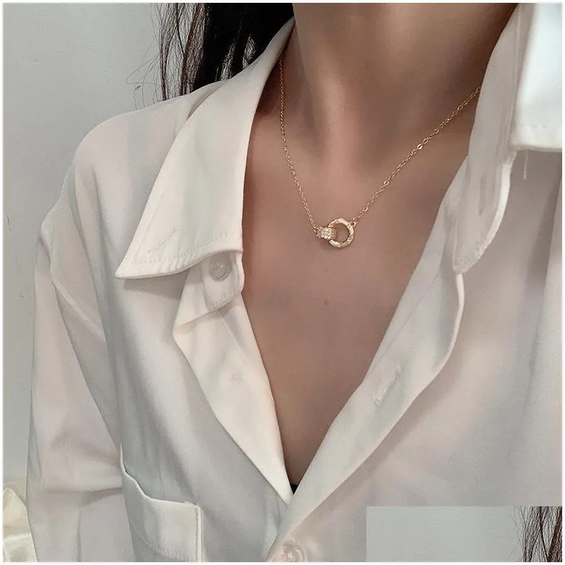 women fashion pendant necklaces zircon rhinestone diamonds necklace statement charm jewelry valentines day gift for girlfriend