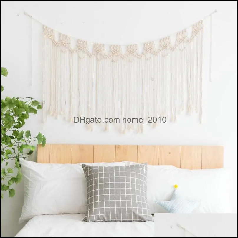 tapestries hand woven tapestry bohemian tassel tapesty wall hanging macrame simple wedding wandteppich room decoration eb50gt