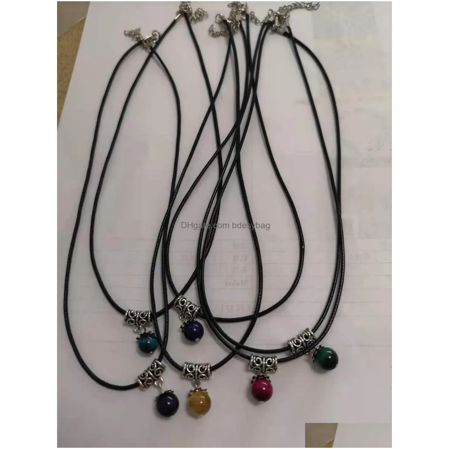 women tiger eye gemstone pendant necklace earrings bracelet set healing stone jewelry set family friend women gift