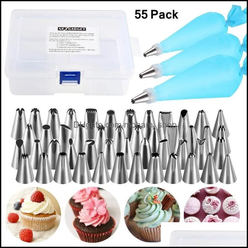 baking pastry tools pizza cake decorating kitchen utensils decor piping nozzle set presentoir gateau dining bar eb5tz