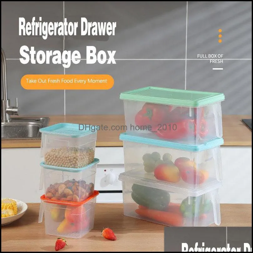 fridge organizer storage box refrigerator container