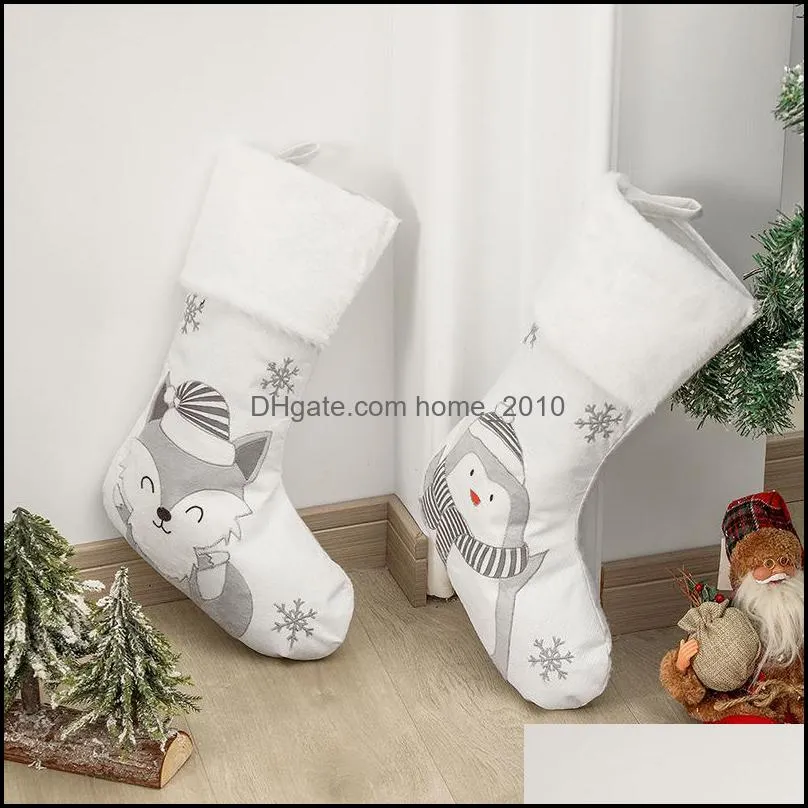  christmas decoration supplies christmas big socks christmastree pendant childrens gift candy bag scene dress up