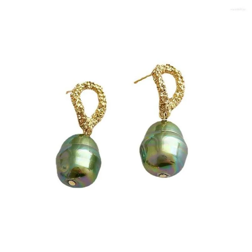 dangle earrings statement fashion baroque big bright pearl for women 3 colors personality brincos