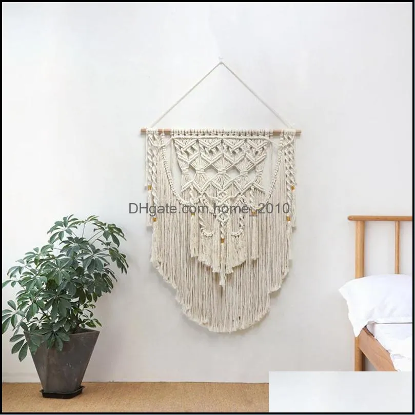 tapestries macrame wall hanging boho decor for apartment dorm baby room bedroom nursery above bed walls art decoration