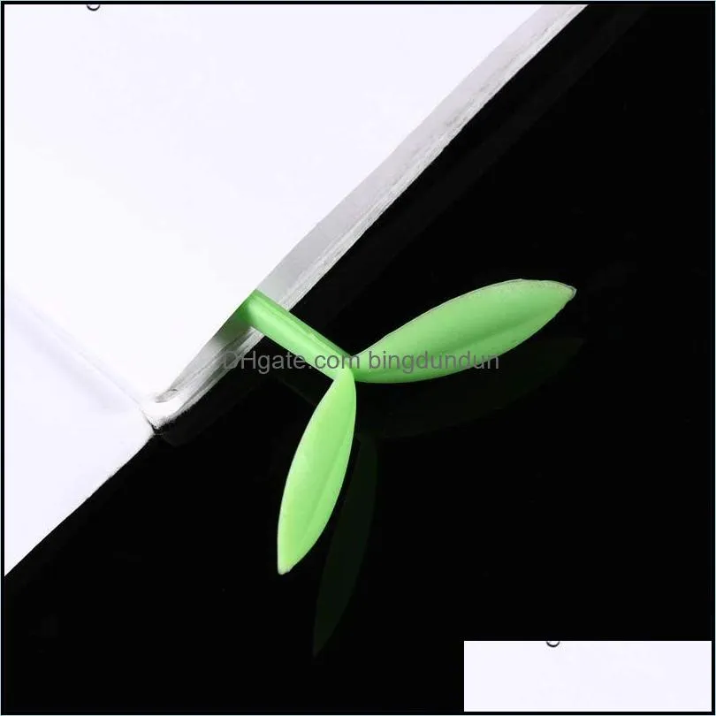 bookmark kawaii green grass seedling silicone bookmarks creative gift for teachers students school office supplies stationery