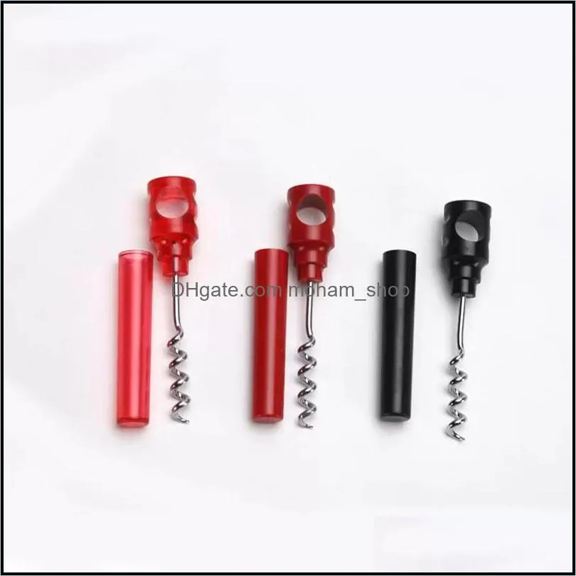 openers plastic mini bottle opener simple red wine stainless steel openers non skid handle with finger hole corkscrew for bar
