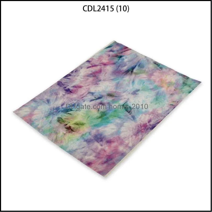 color abstract print placemat for dining table geometry drink 32x42cm rectangle tableware mat kitchen decoration