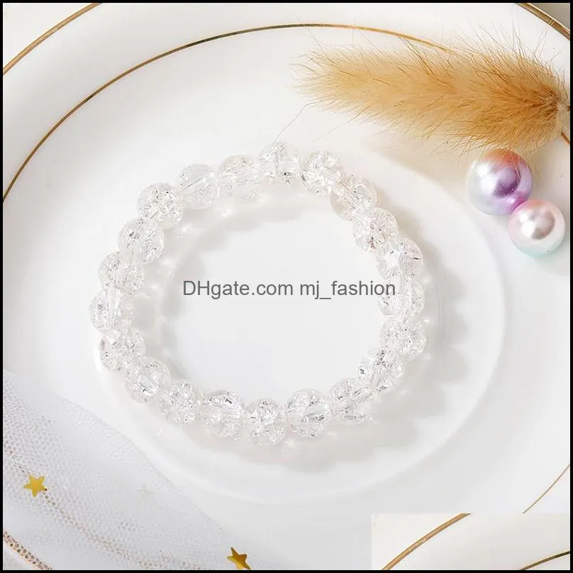  crystal beaded bracelet strands for kids jewelry fashion cute bracelets students girls jewellry