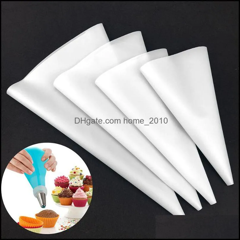 baking pastry tools 4 sizes silicone cream bag diy confectionery cake decorating for fondant kitchen accessories