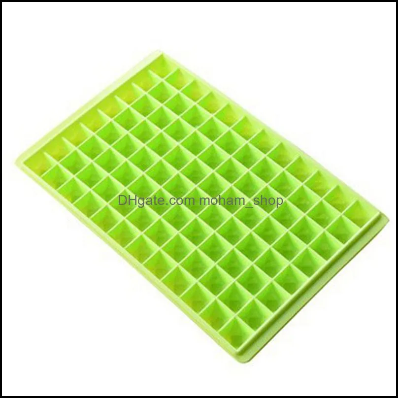 pp ice cube tray moulds 96 grids reusable square ice cube molds summer ze ice cream maker kitchen bar diy drink accessories vt1527