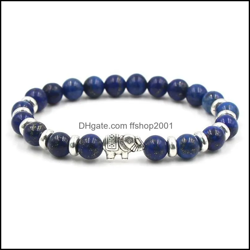 natural stone bracelet buddha head lazuli stone beads bracelets