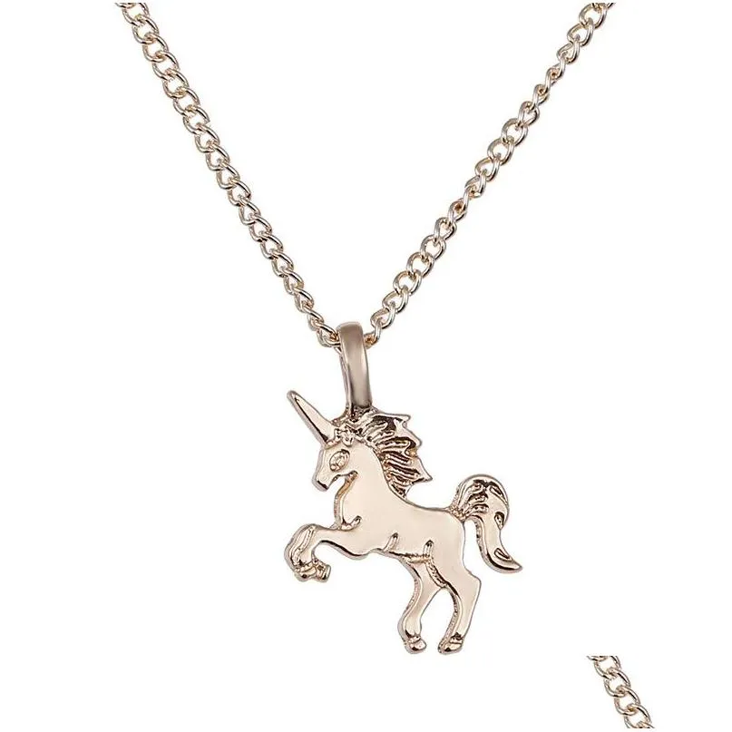 fashion jewelry necklace horse pendant necklace