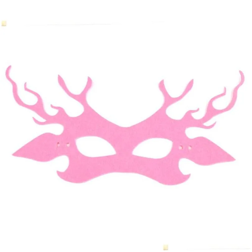 mask adult children party ball comic fawn facepiece christmas elk creative pink gules masks factory direct selling 2rx p1
