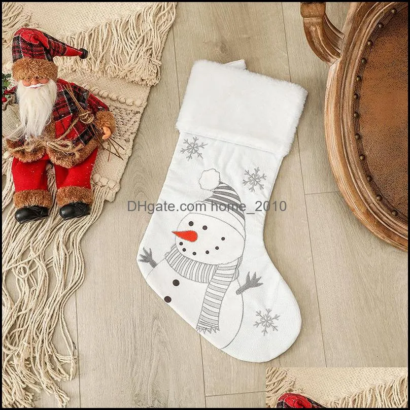  christmas decoration supplies christmas big socks christmastree pendant childrens gift candy bag scene dress up