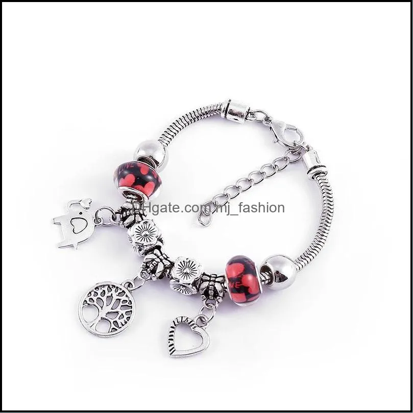 glazed bead bracelet ethnic fashion jewelry hipster charms bracelets