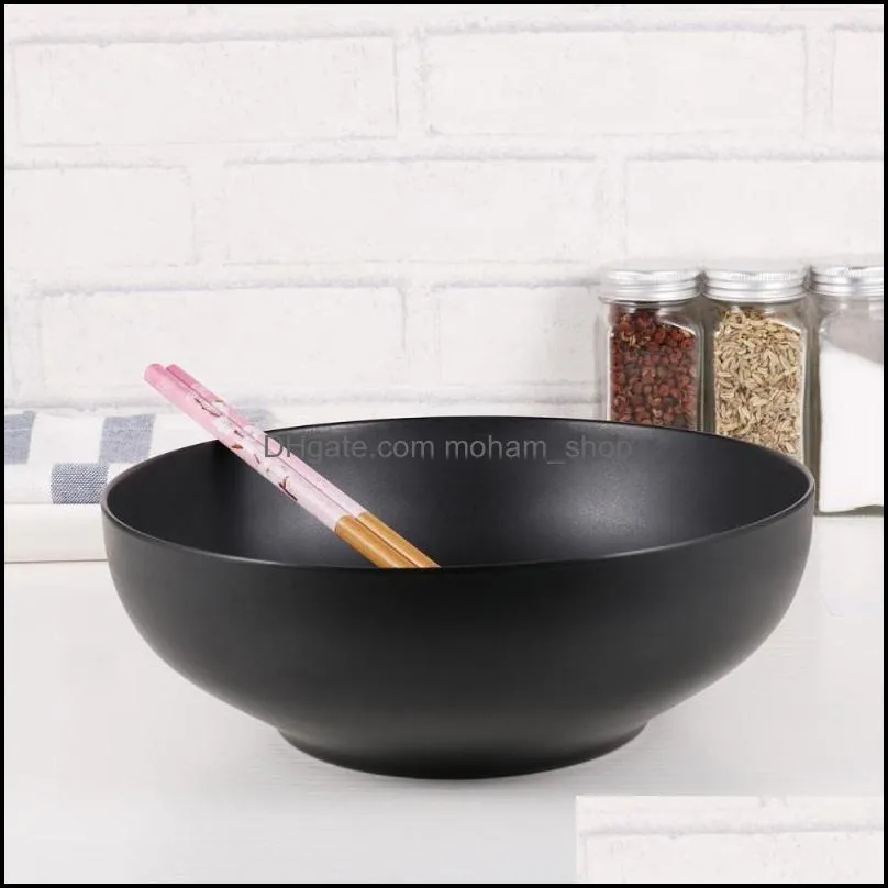 bowls a5 melamine tableware japanese style ramen bowl imitation porcelain noodle container for home 3386