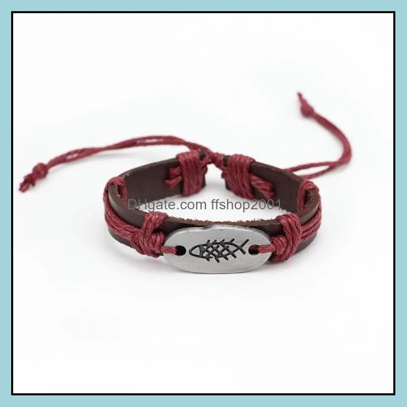 charm bracelets for women punk bracelet bangles gold head wristband cuff leather bracelet for men leather bracelet