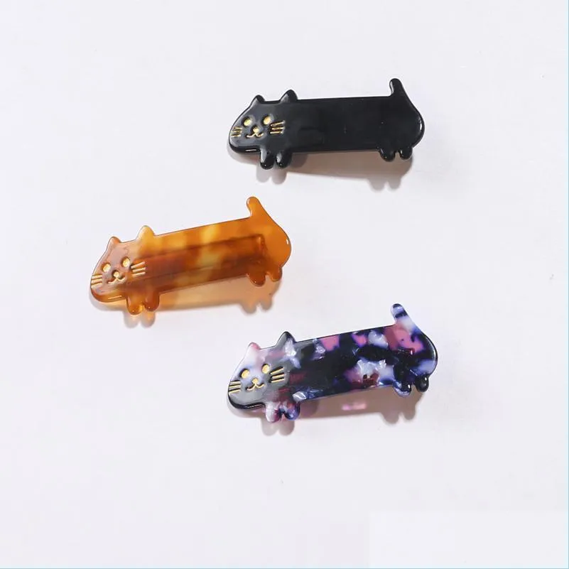 8 colors hair clips pin claw cute and stupid hairgrip short legs little cat duckbill hairclip lovely student soft sister 1 6nx y2