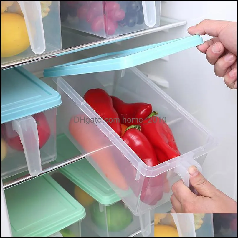 fridge organizer storage box refrigerator container