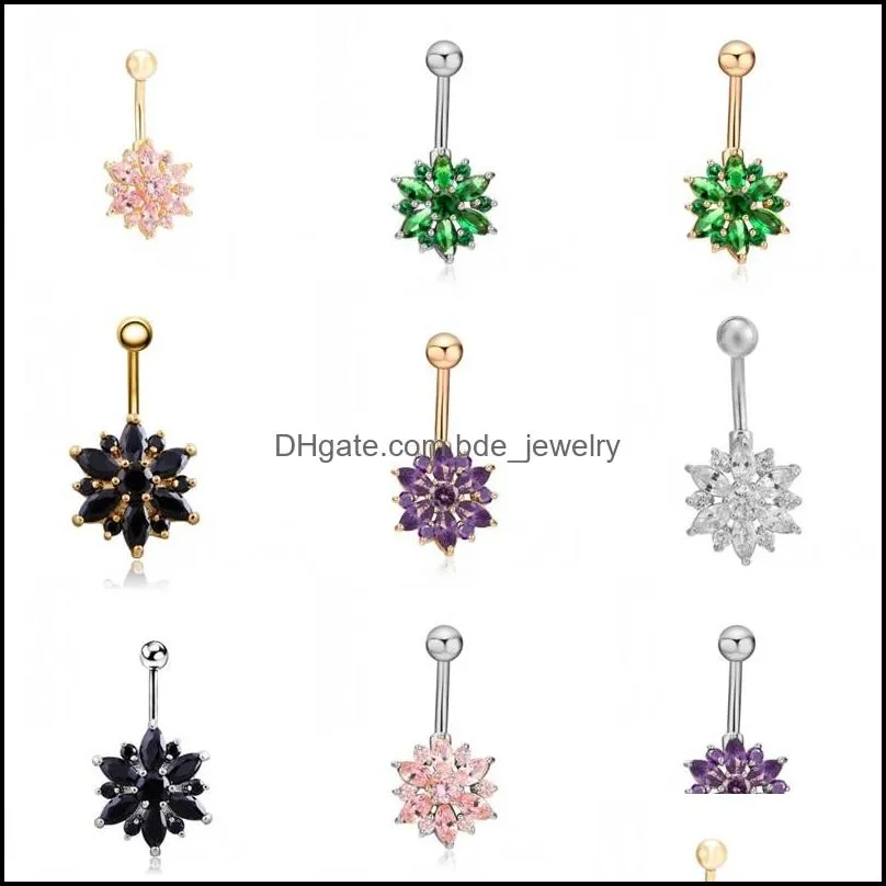  brand dangle belly button rings barbell sexy surgical steel belly piercing navel piercing body navel nail 8 colors 868 r2