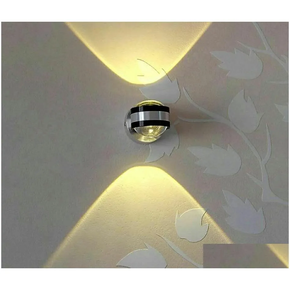 product crystal wall lamps modern living room background wall lights bedroom bedside lamp up and down crystal wall lamp