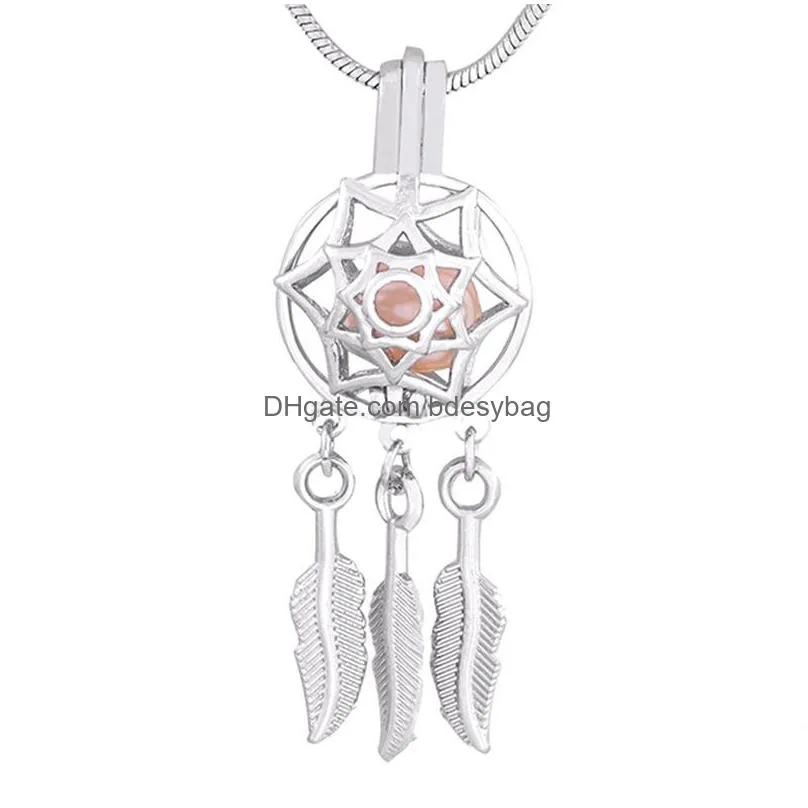 new design halloween cool bat plated silver cage pendant mountings diy fashion jewelry for women new arrival p121
