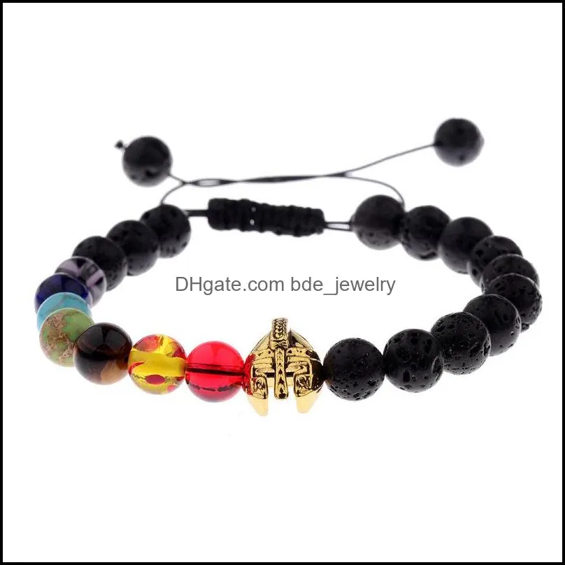 pretty 7 reiki chakra bracelet natural stone wristband for men women energy beads bracelets