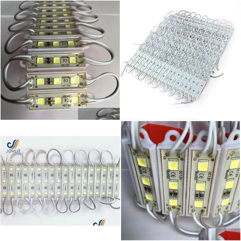 modules 20pcs 3 led smd 5054 12v cool white brighter for sign letters advertising store front lights