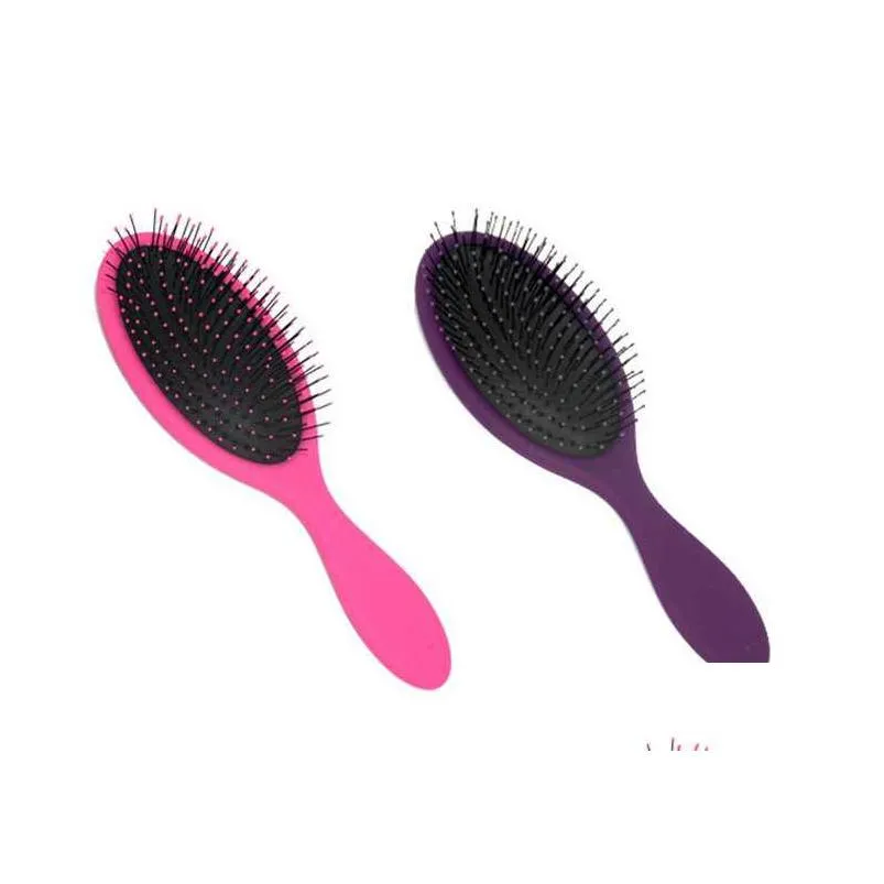 shower brush combs detangling hair brush fashion item for women 22.5x7x3.5cm hair brush with retail packing