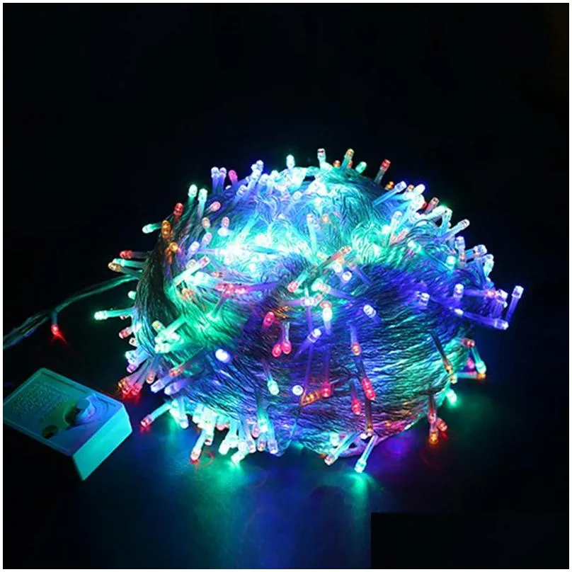 led strings christmas lights crazy selling 10m/pcs 100 led strings decoration light 110v 220v for party wedding led holiday lighting