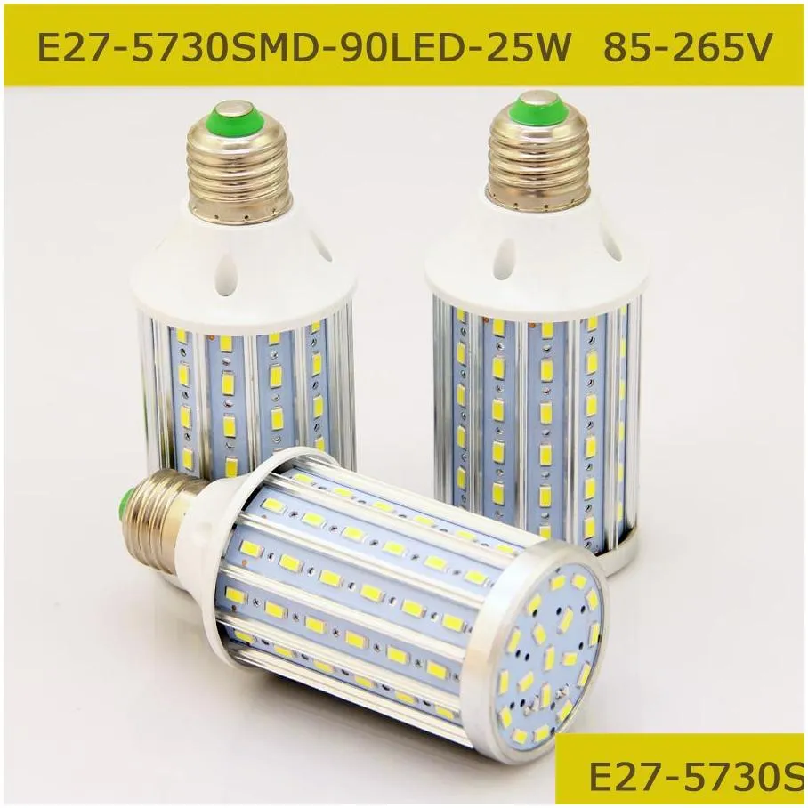 epacket led corn light e27 e14 b22 smd5730 85265v 10w 15w 20w 25w 30w 40w 60w 80w led bulb lighting lamps