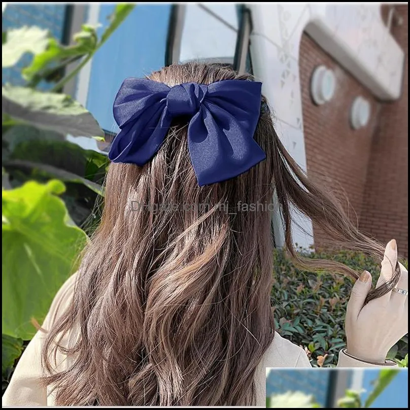 2021 arrival big bows hair clips women girls headband fashion korean sweet hairs accessories